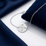 Orbis - bransoletka z grawerowanym krążkiem