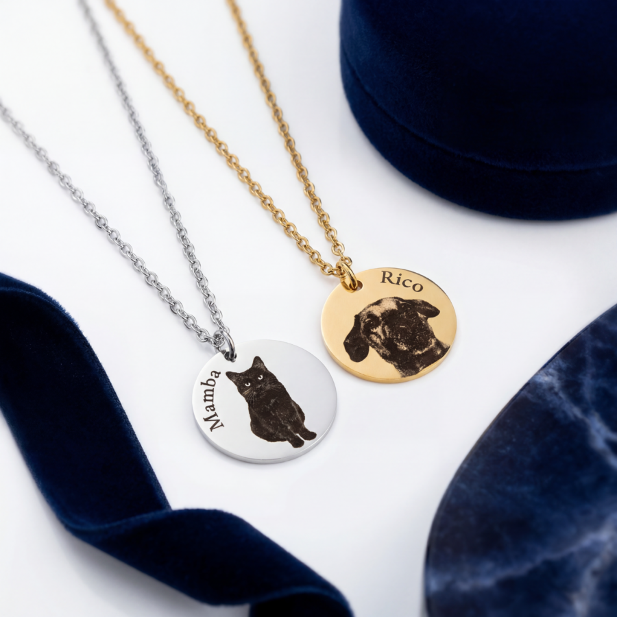 Imperla - naszyjnik z grawerowanym zdjęciem